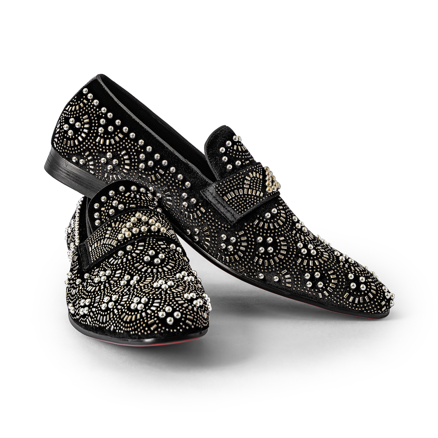 Berlin Rhinestone Pearl Loafers Shoes