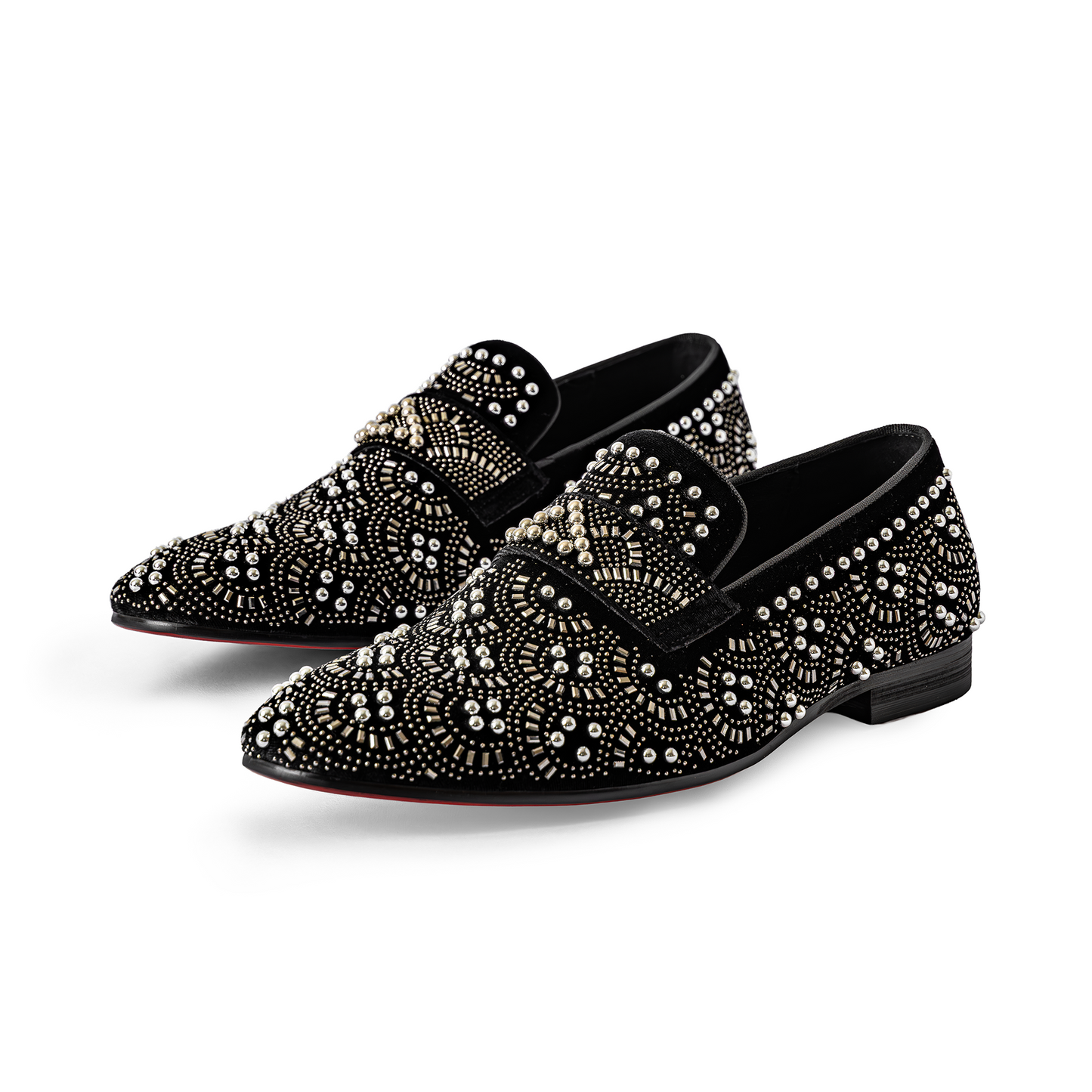 Berlin Rhinestone Pearl Loafers Shoes