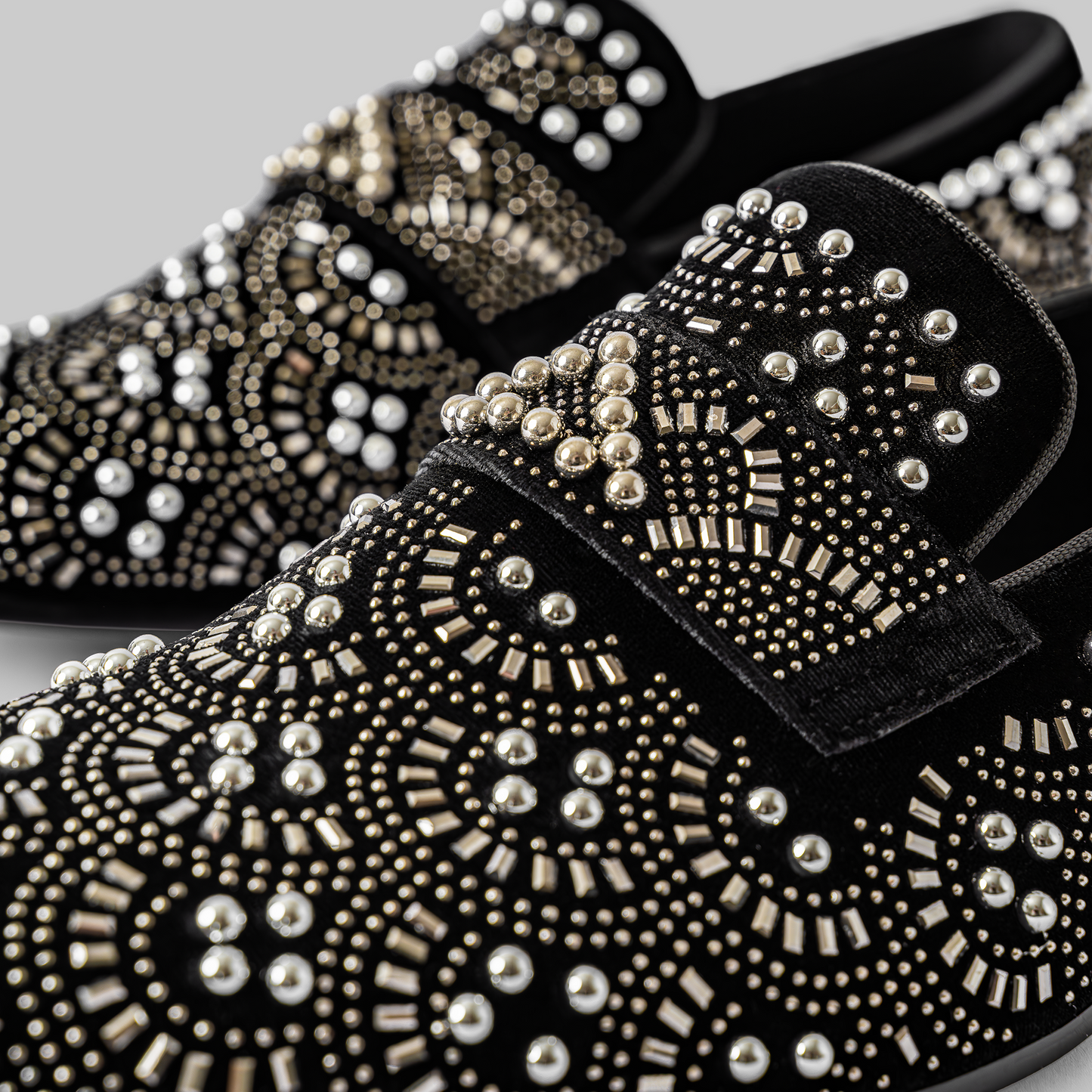Berlin Rhinestone Pearl Loafers Shoes
