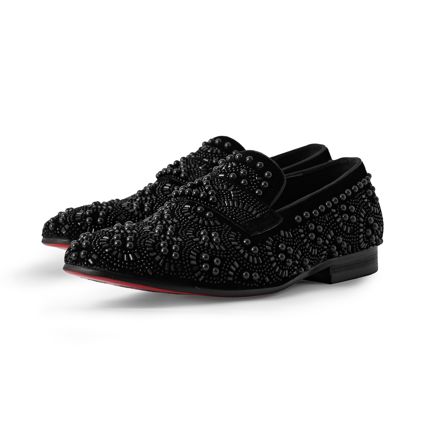 Berlin Rhinestone Pearl Loafers Shoes