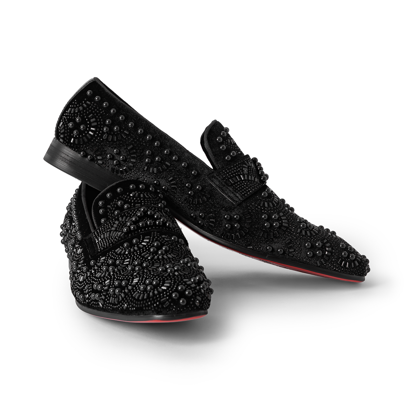 Berlin Rhinestone Pearl Loafers Shoes