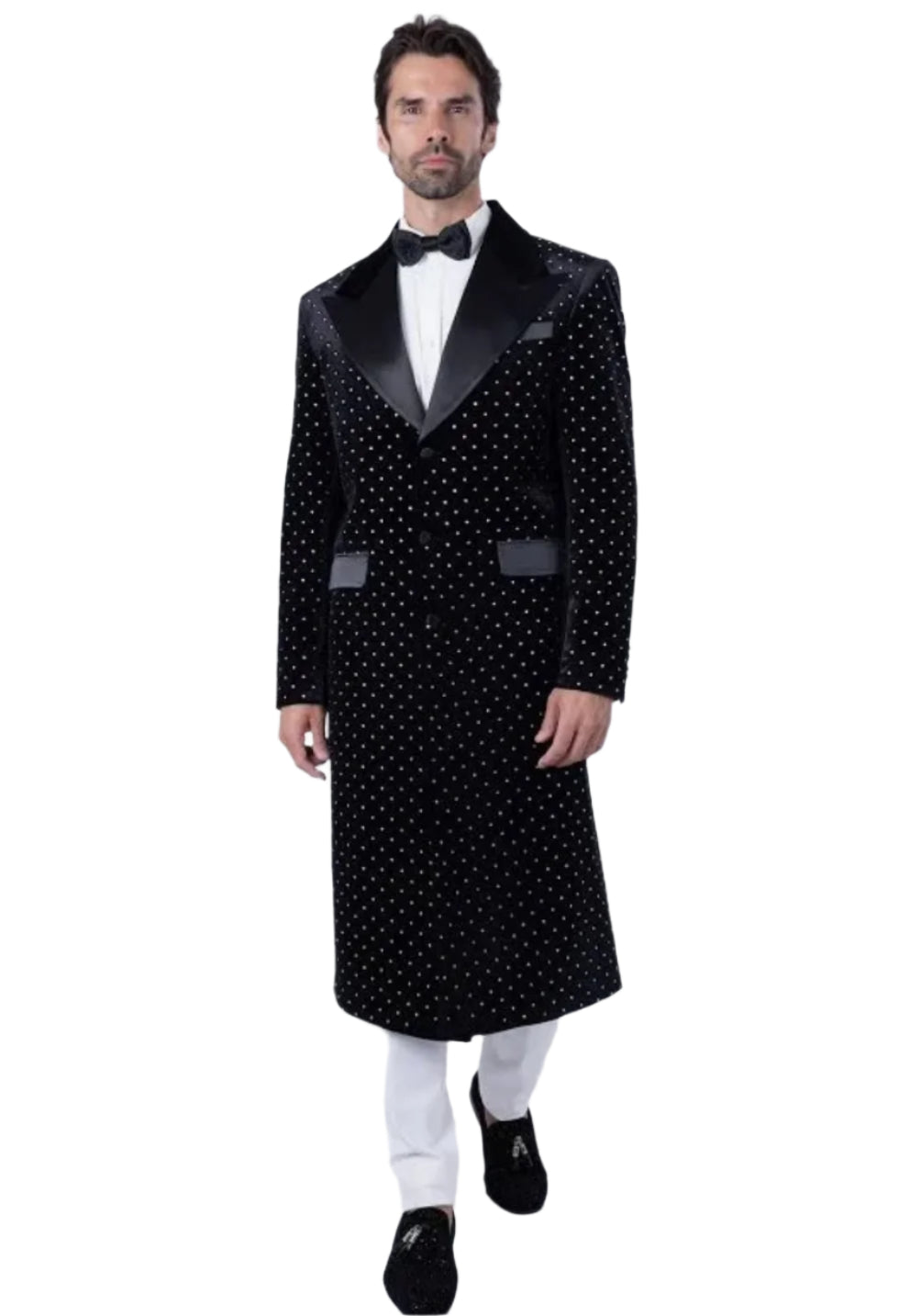Fancylap Rhinestone Long Coat