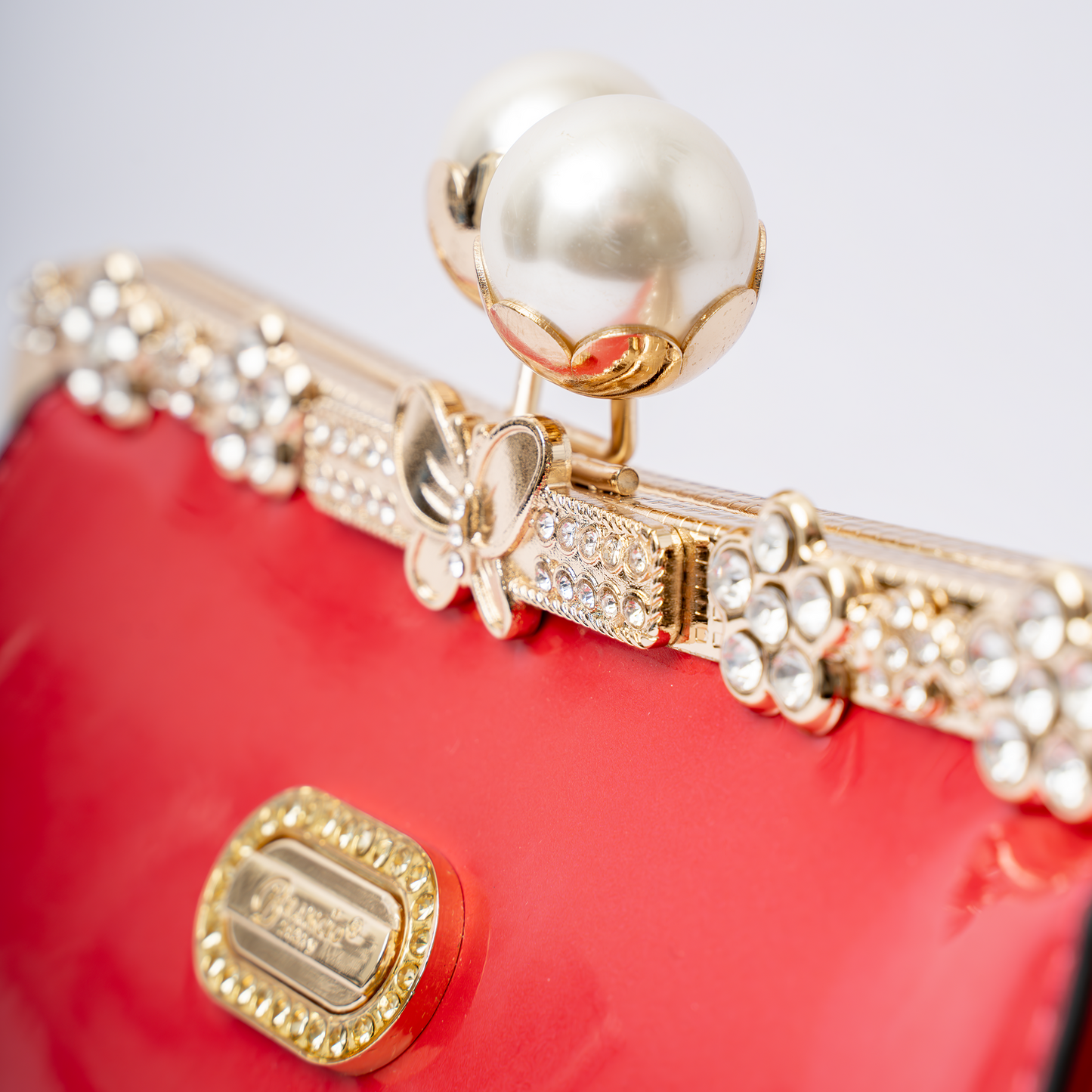 Rose Premium Italian Collection Evening Bag