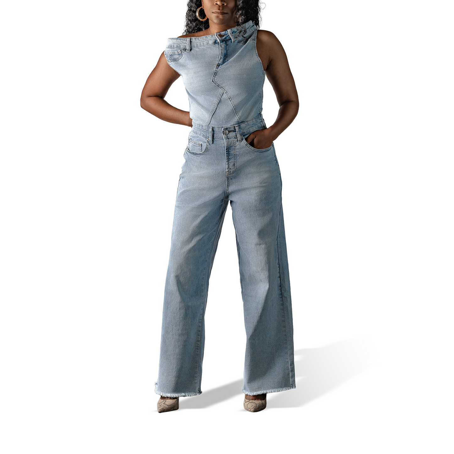 Women's Denim Jumpsuit