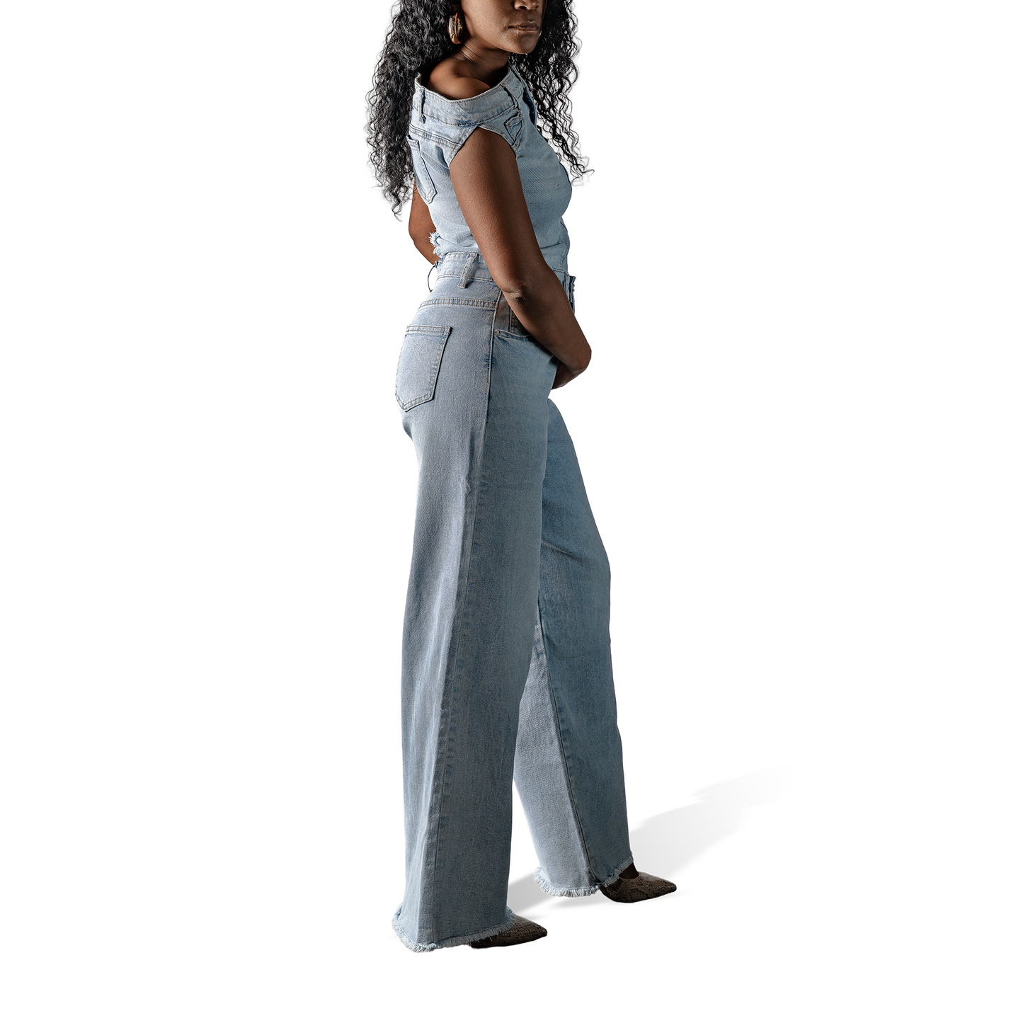 Women's Denim Jumpsuit