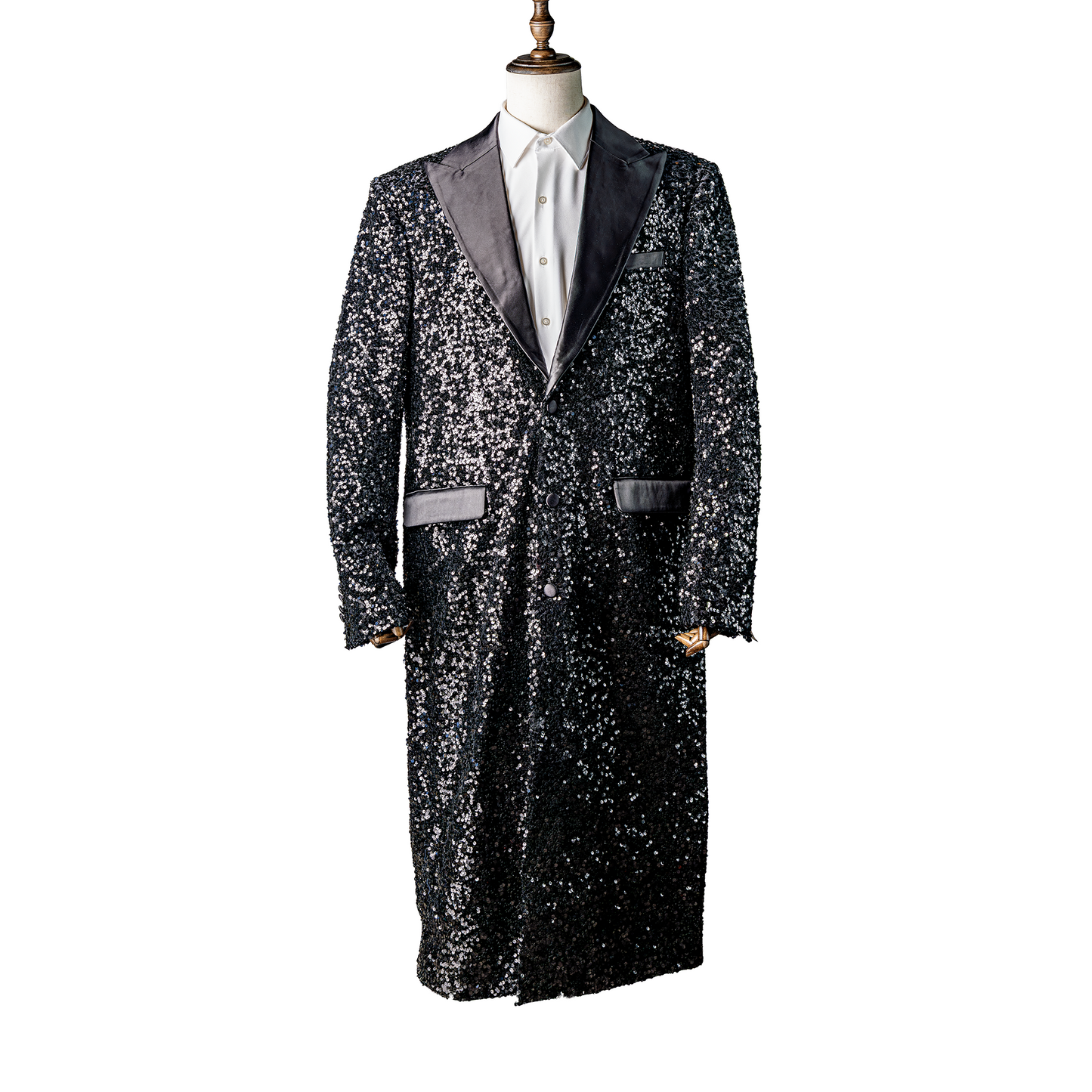 Tovira Sequin Long Coat