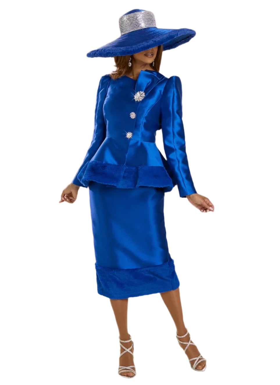Donna Vinci Women Suit Royal Blue