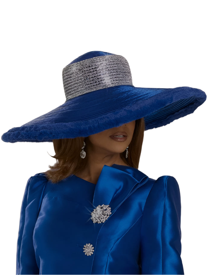 Donna Vinci Women Royal Blue Hat
