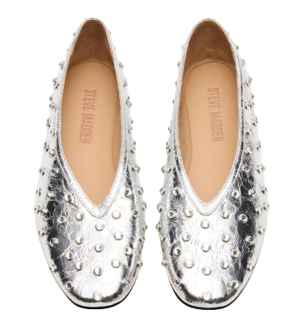 Steve Madden Leni Silver Rhinestones