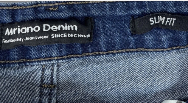 Slim Fit Distressed Jeans