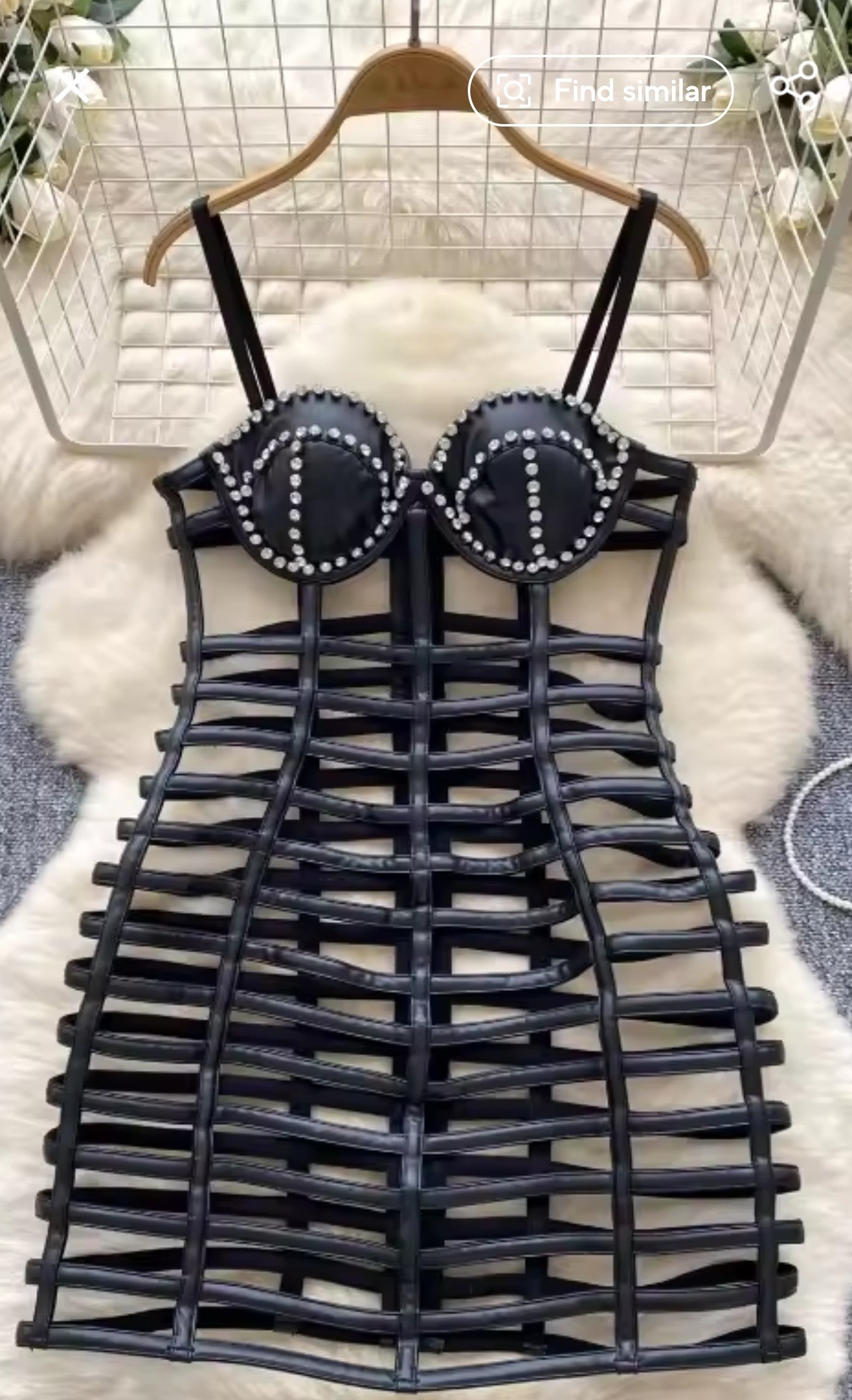 Bustier Hollow Out Dress