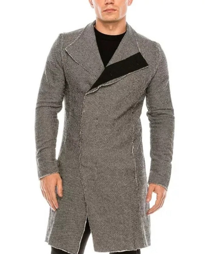 Grey Fashion Cardigan